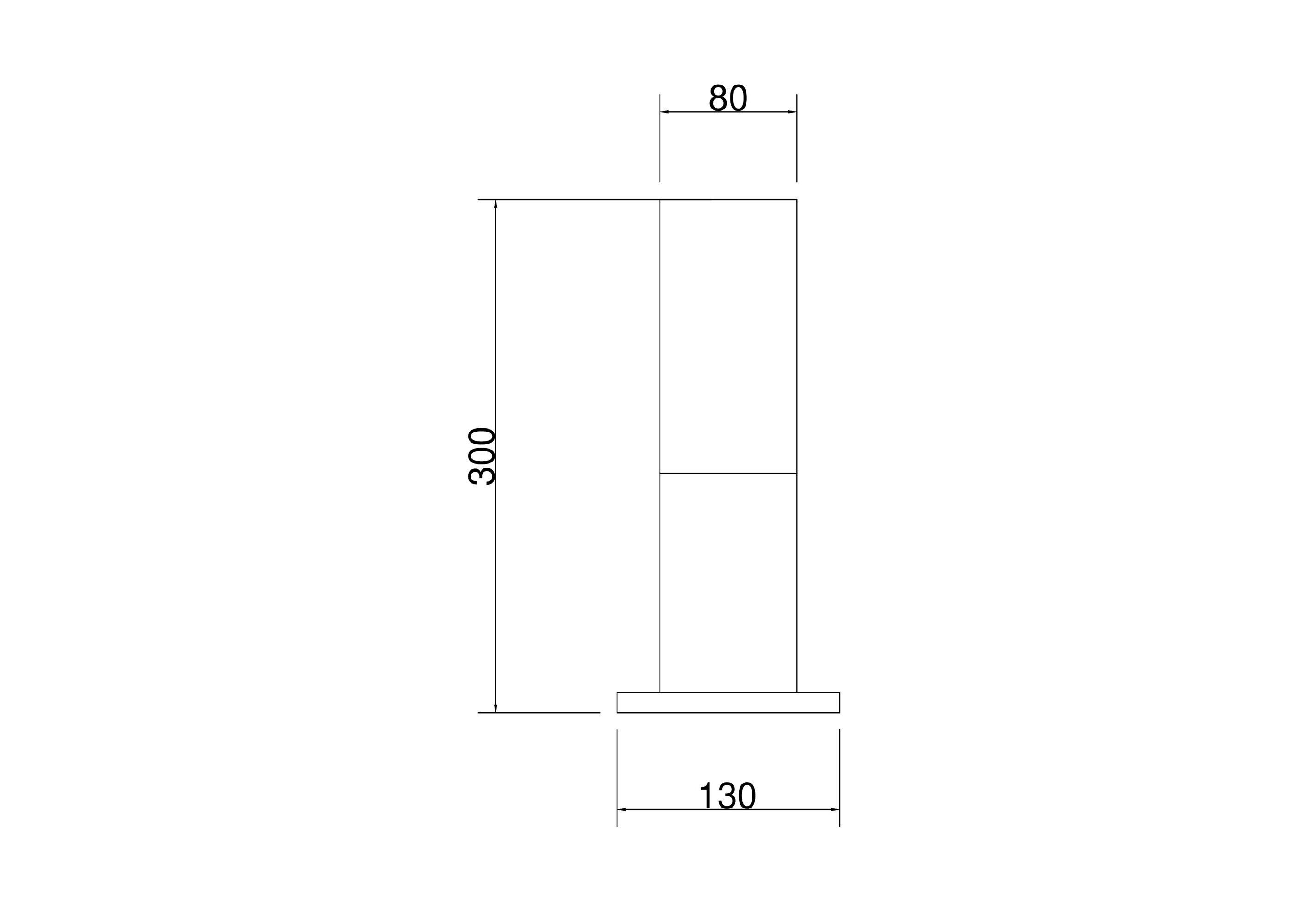 Słupek ogrodowy WILLIS O418FL-01B - Maytoni - obrazek 3