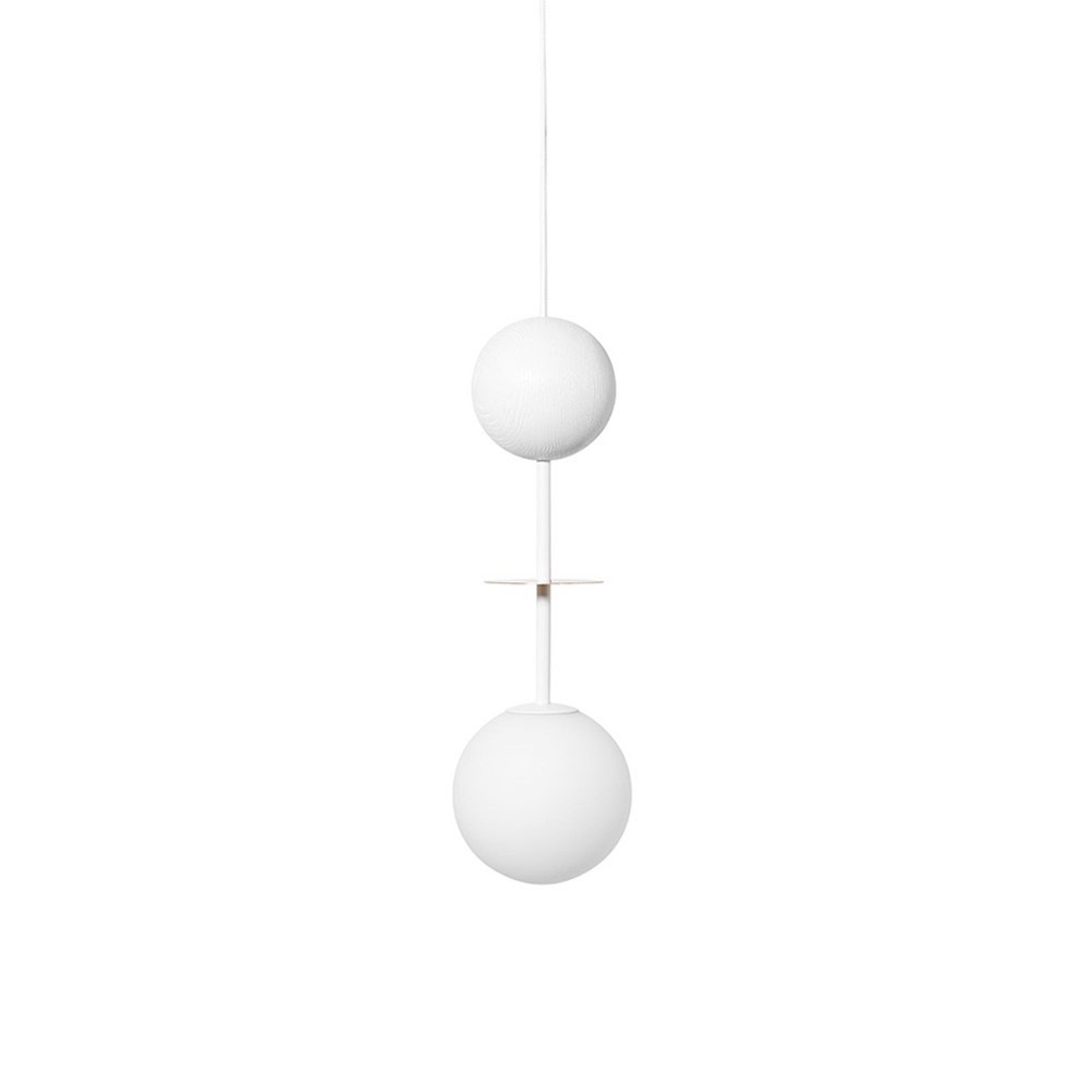 Lampa wisząca minimalistyczna kula OIO biała OIA131P0 - Ummo Lighting - obrazek 4