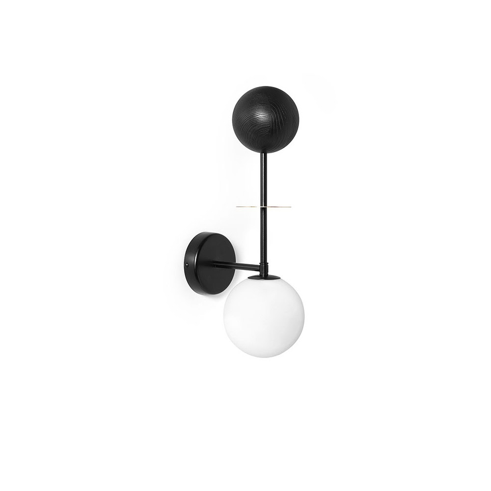 Kinkiet minimalistyczny OIO czarny OIB12030 - Ummo Lighting