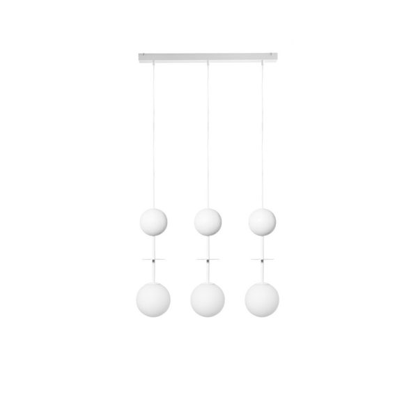 Lampa wisząca designerska minimalistyczna OIO biała OIL311P0 - Ummo Lighting
