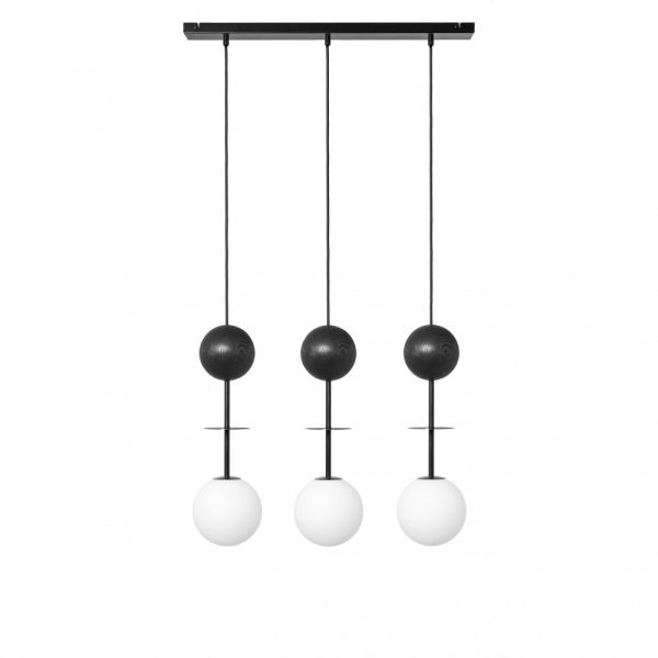 Lampa wisząca designerska minimalistyczna OIO czarna OIL322P0 - Ummo Lighting