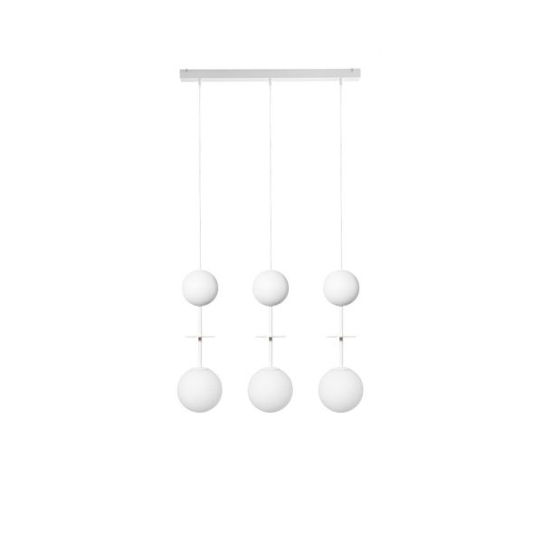 Lampa wisząca designerska minimalistyczna OIO biała OIL331P0 - Ummo Lighting