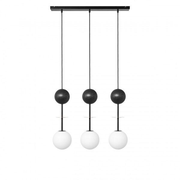 Lampa wisząca designerska minimalistyczna OIO czarna OIL332P0 - Ummo Lighting