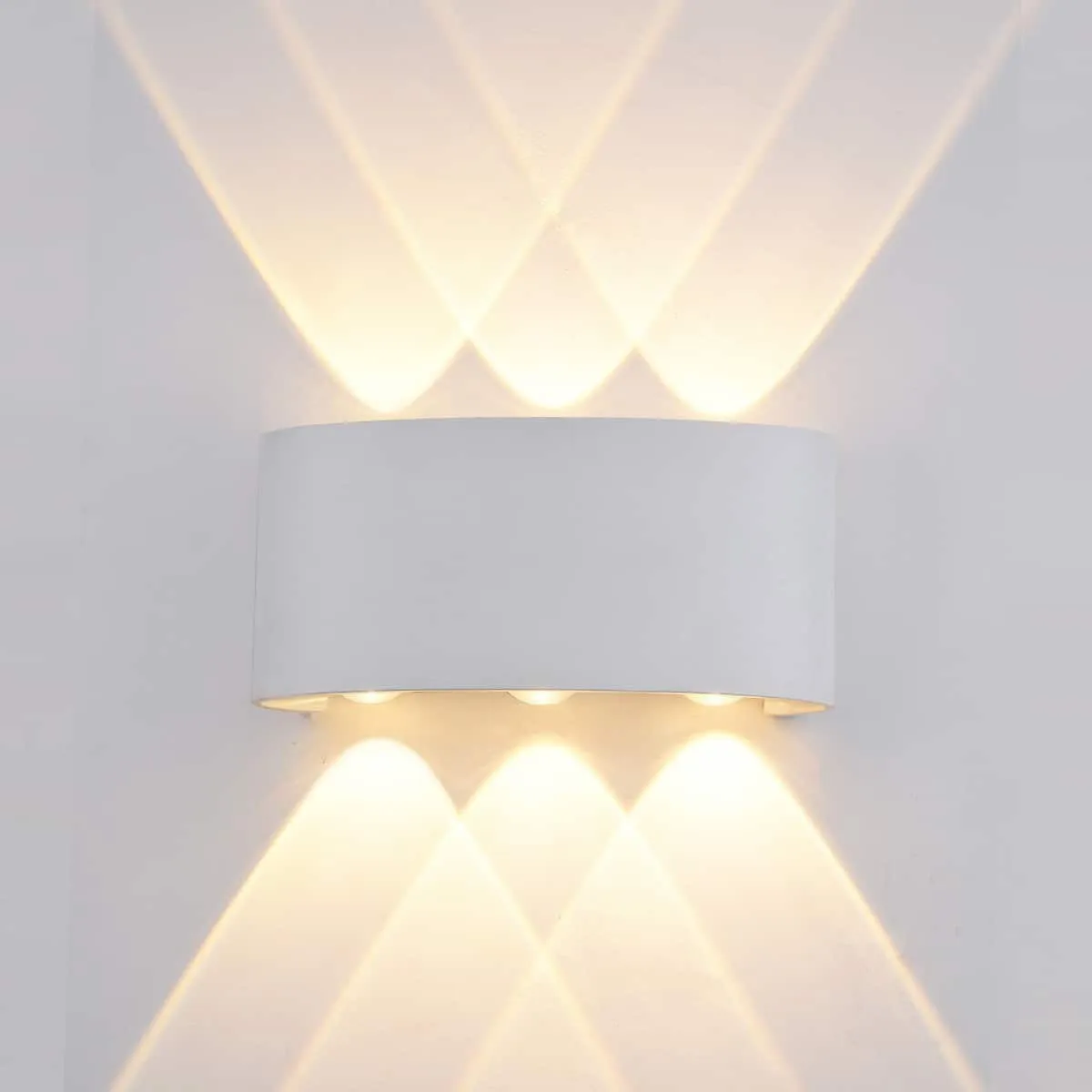 Kinkiet zewnętrzny Ortelo OWL-451-3-WH biały – Italux