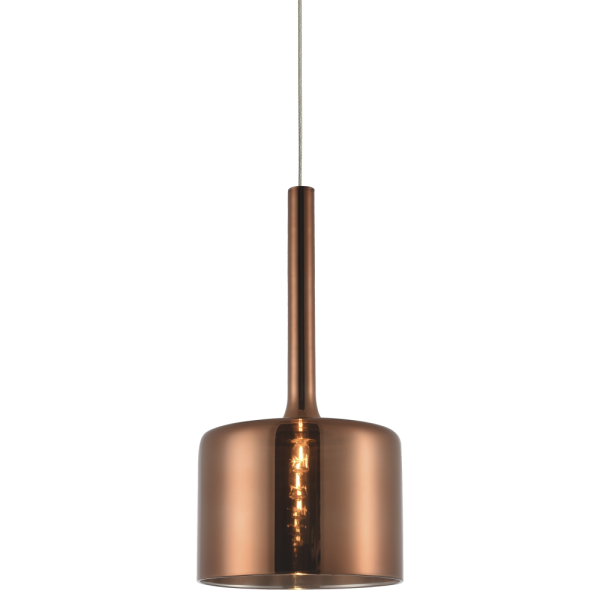 Lampa wisząca nowoczesna miedziana G9 COPENHAGEN P01028CU – Cosmo Light