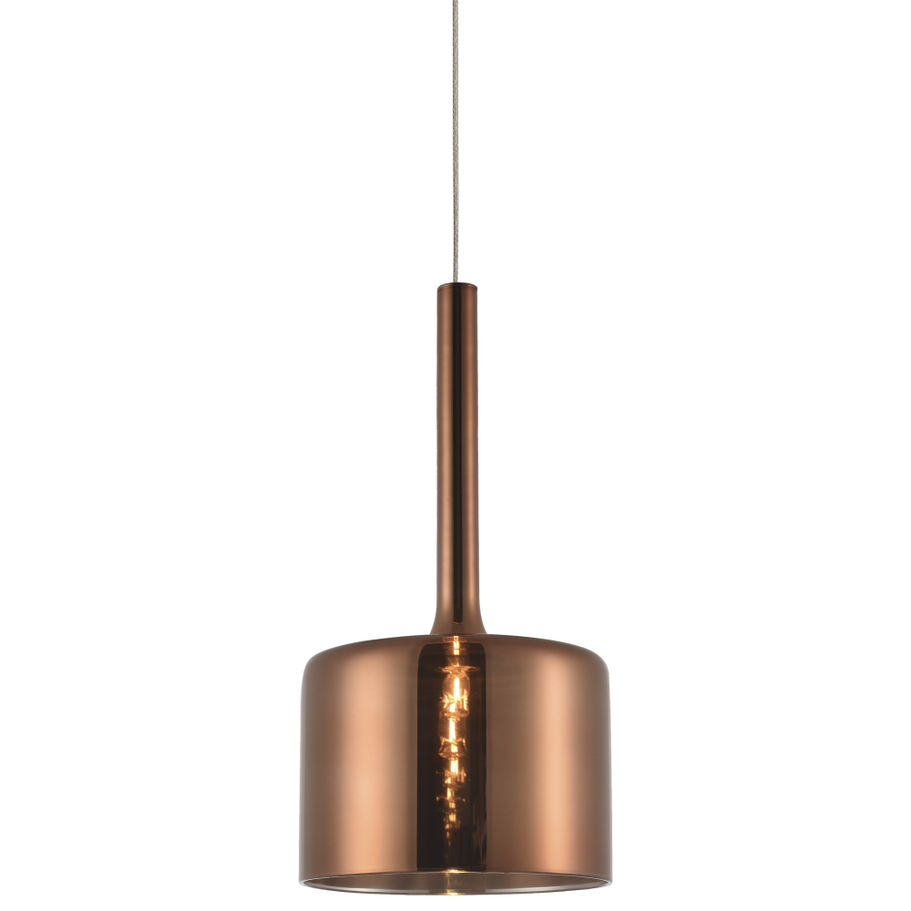 Lampa wisząca nowoczesna miedziana G9 COPENHAGEN P01028CU – Cosmo Light