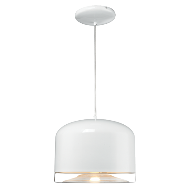 Lampa wisząca nowoczesna TRONDHEIM biała P01086WH - Cosmo Light