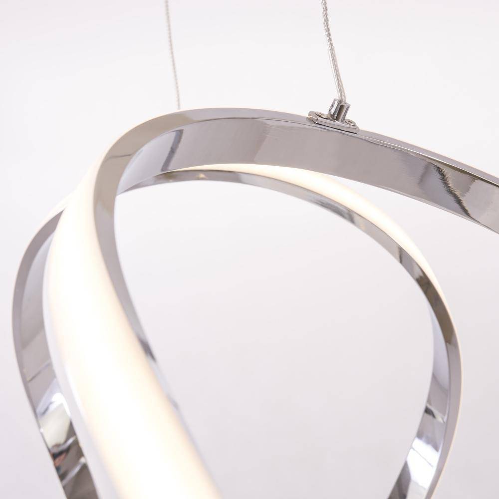 Lampa designerska wisząca srebrna TOKYO P01663CH – Cosmo Light - obrazek 3