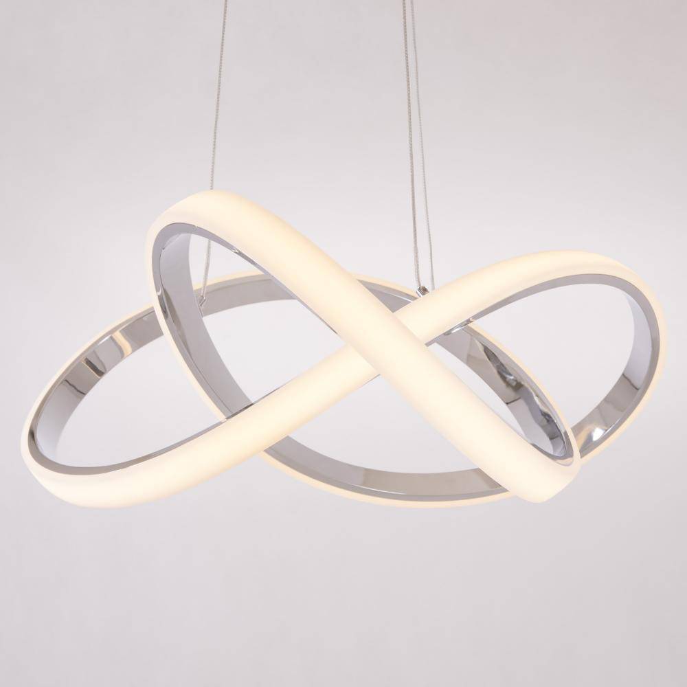 Lampa designerska wisząca srebrna TOKYO P01670CH – Cosmo Light - obrazek 4