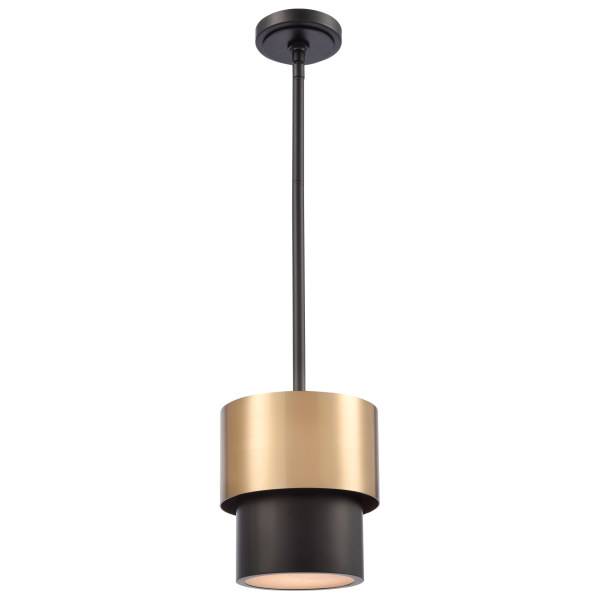 Lampa wisząca nowoczesna mosiądz COBURG P01777BR - Cosmo Light
