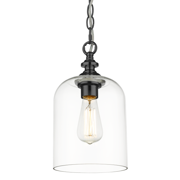 Lampa loft wisząca PRAGUE czarna P01947BK - Cosmo Light