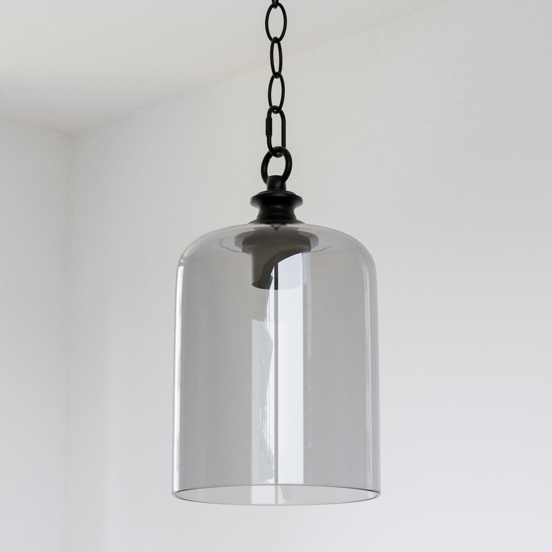 Lampa loft wisząca PRAGUE czarna P01947BK - Cosmo Light - obrazek 2
