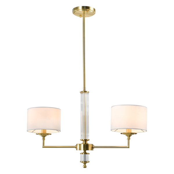 Lampa wisząca SUTTON P02838BR-WH - Cosmo Light