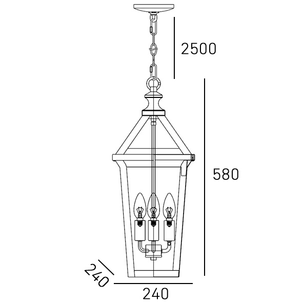 Lampa wisząca czarna loftowa ZURICH P03630BK - Cosmo Light - obrazek 8