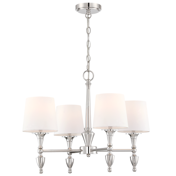 Lampa wisząca srebrna AUSTIN P04135NI-WH - Cosmo Light