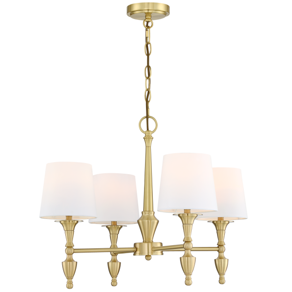 Lampa wisząca złota AUSTIN P04159BR-WH - Cosmo Light