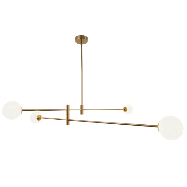 Lampa wisząca mosiądz CAPE TOWN P04167BR - Cosmo Light