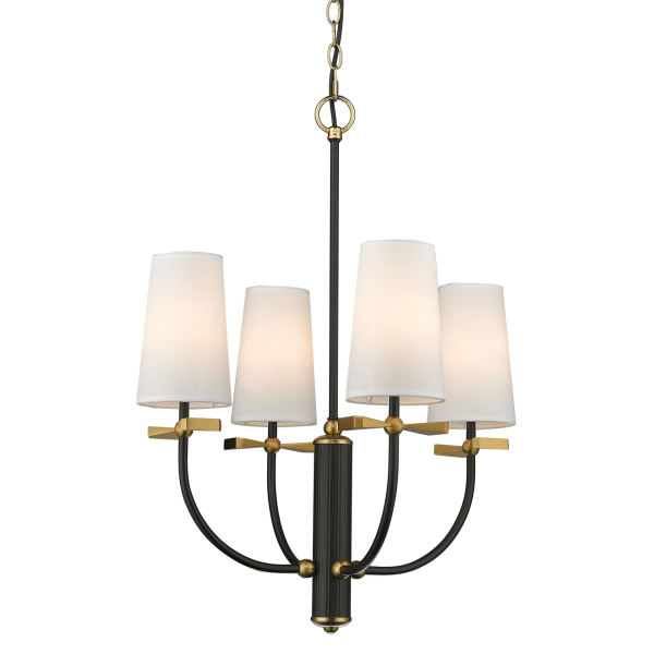 Lampa wisząca żyrandol BOW czarna P04183BK - Cosmo Light