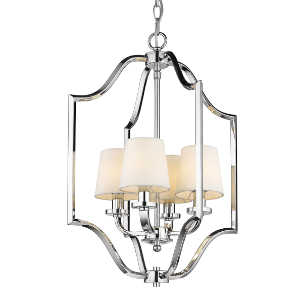Lampa stylowa wisząca NEW YORK P04380CH-WH - Cosmo Light