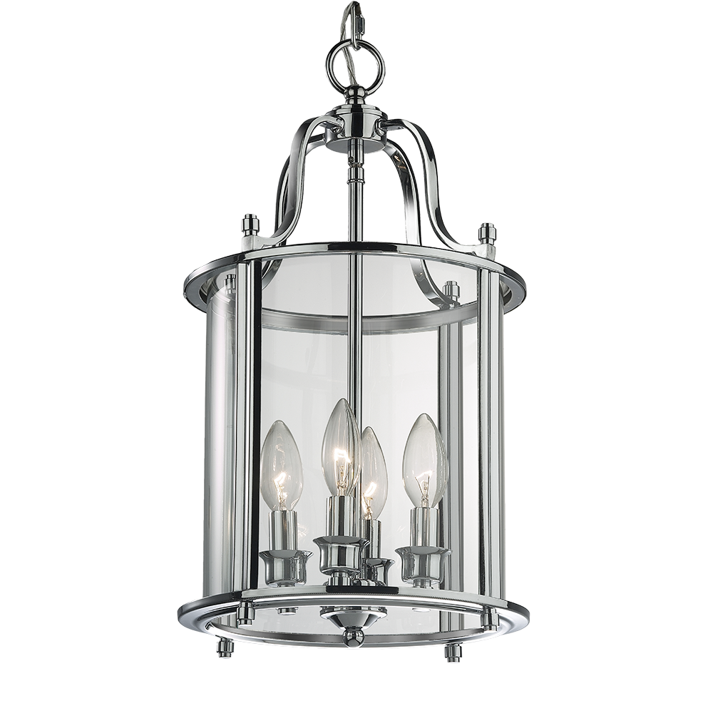 Lampa Hampton wisząca szkło E14 chrom NEW YORK P04550CH - Cosmo Light