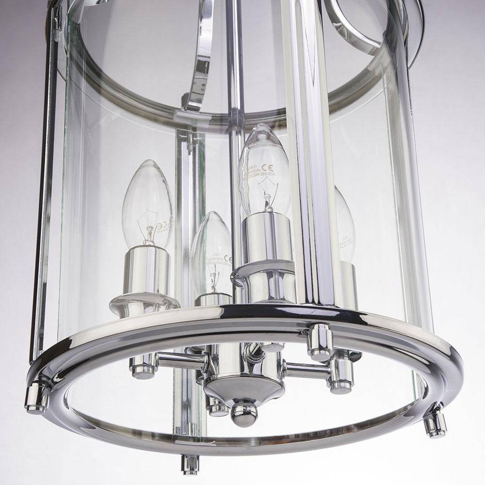 Lampa Hampton wisząca szkło E14 chrom NEW YORK P04550CH - Cosmo Light - obrazek 6