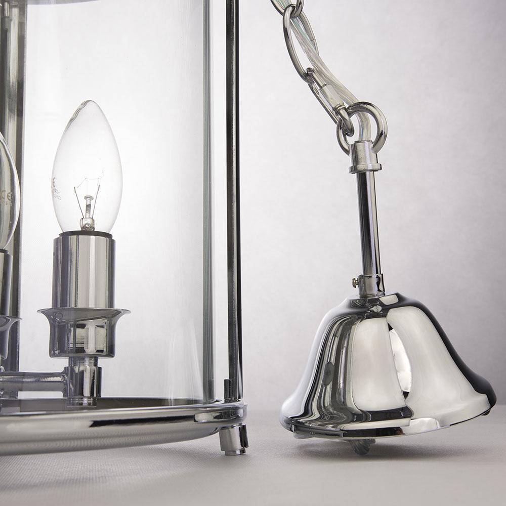 Lampa Hampton wisząca szkło E14 chrom NEW YORK P04550CH - Cosmo Light - obrazek 7