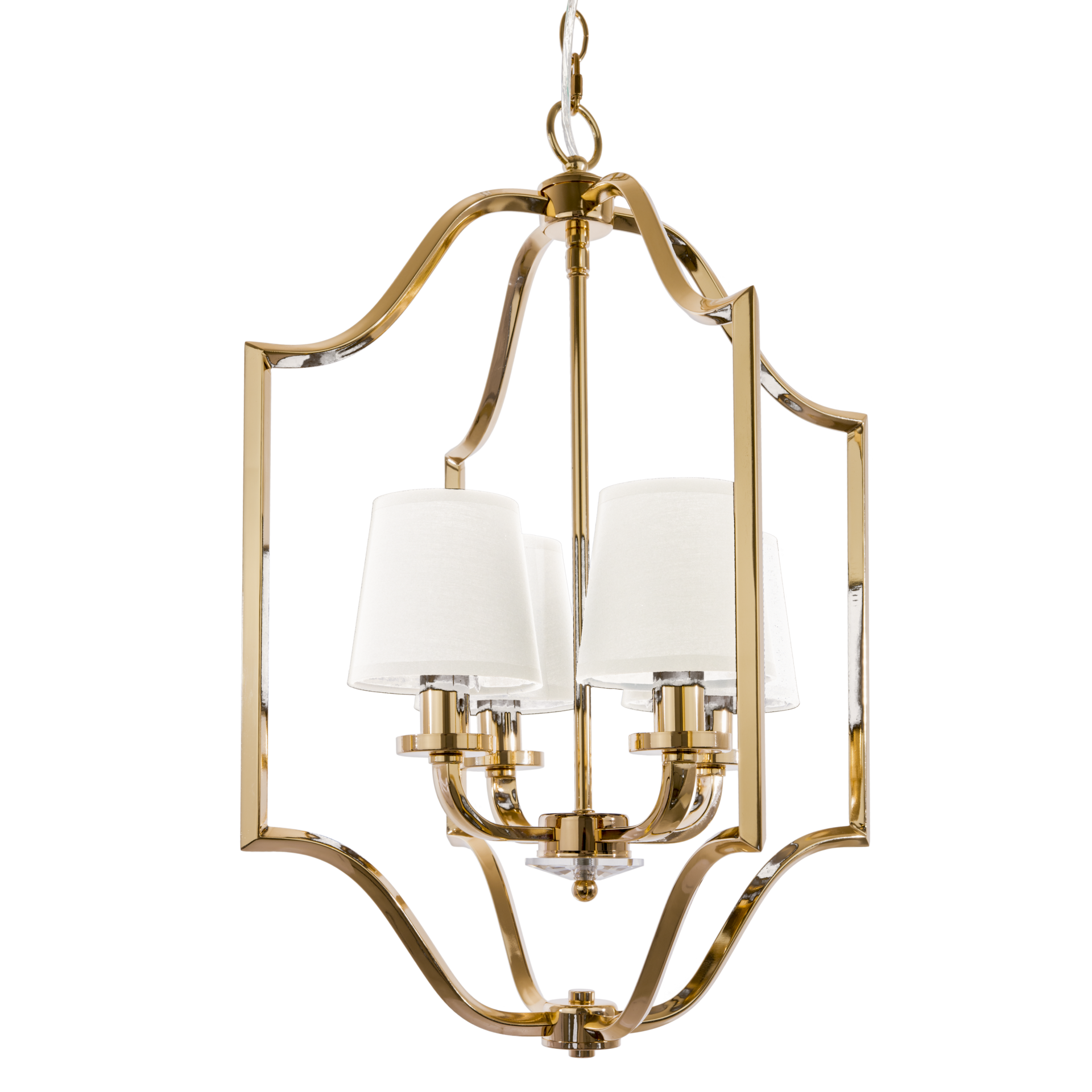 Lampa Hampton wisząca złota NEW YORK P04667AU-WH - Cosmo Light