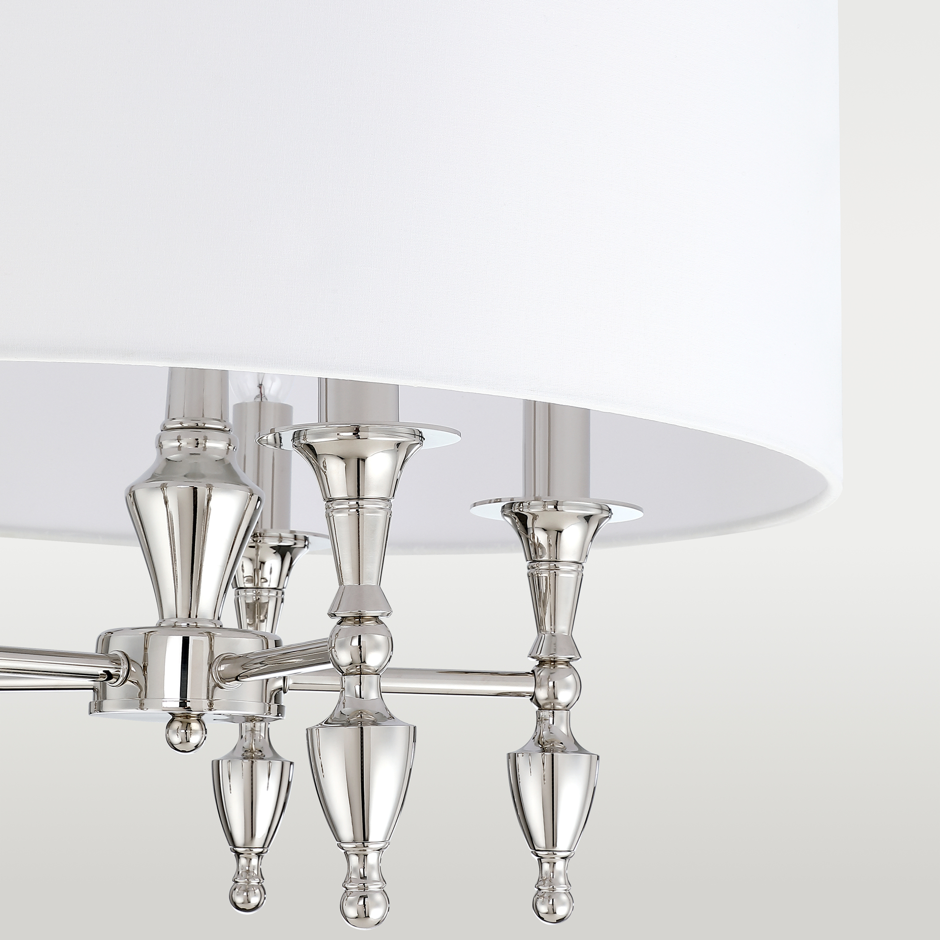 Lampa wisząca srebrna AUSTIN P05173NI-WH - Cosmo Light - obrazek 4