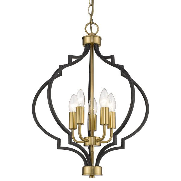 Lampa Hampton wisząca czarna NASHVILLE P05179BK - Cosmo Light