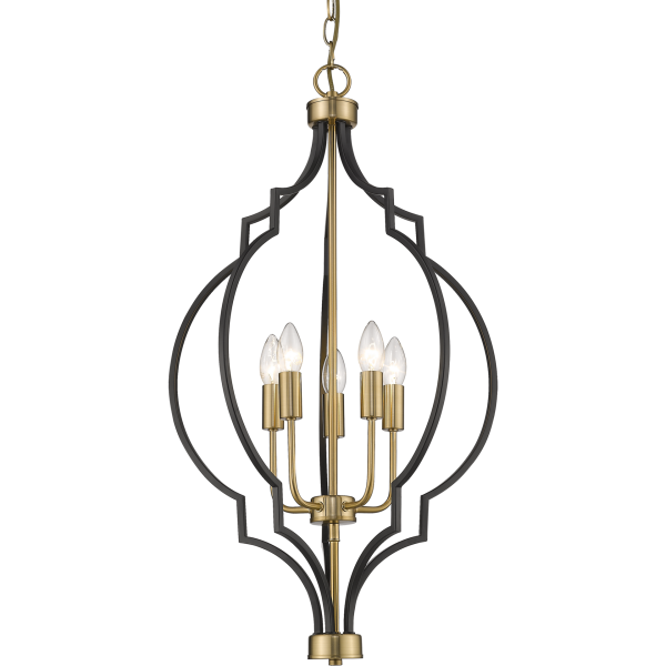 Lampa Hampton wisząca czarna NASHVILLE P05186BK - Cosmo Light