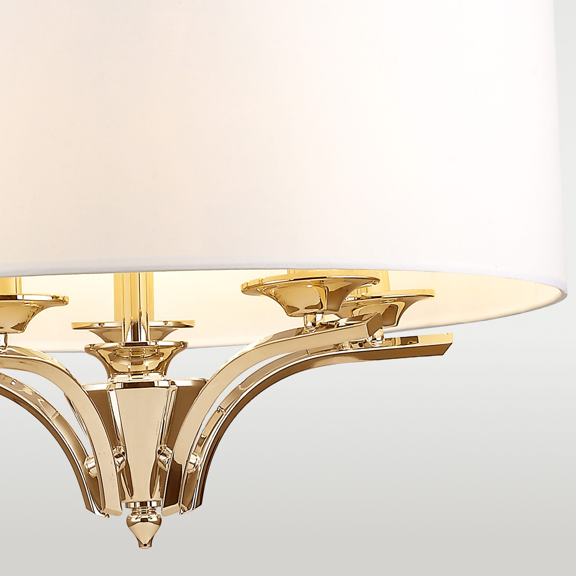 Lampa Hampton wisząca klasyczna ATLANTA złota P05797AU-WH - Cosmo Light - obrazek 3