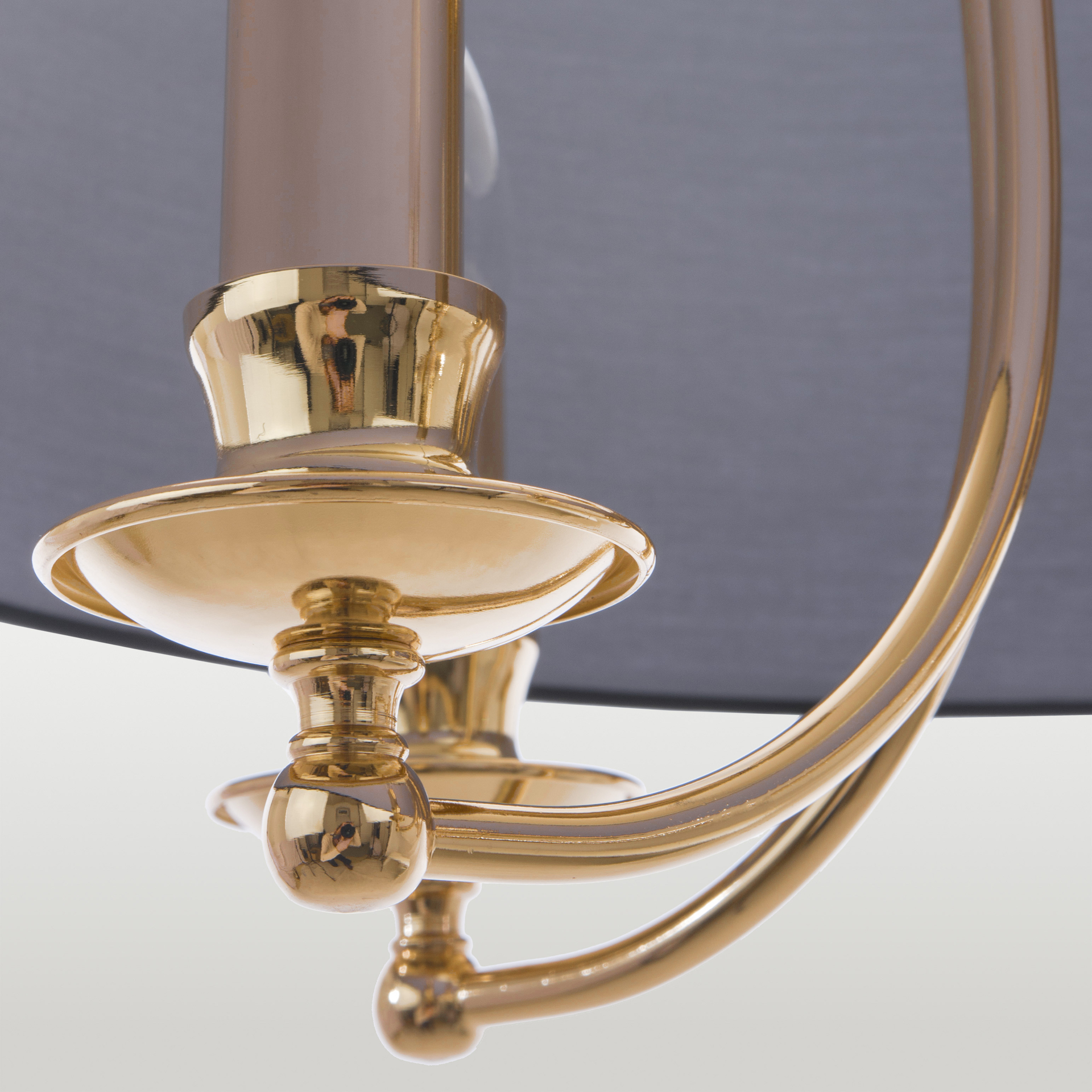Lampa Hampton wisząca ABU DHABI złota P05896AU-BK - Cosmo Light - obrazek 3