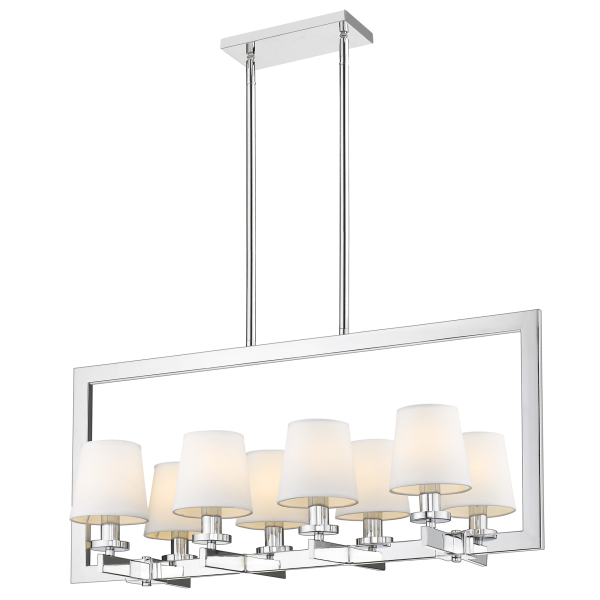 Lampa Hampton wisząca biała E14 LONDON P08038CH-WH – Cosmo Light