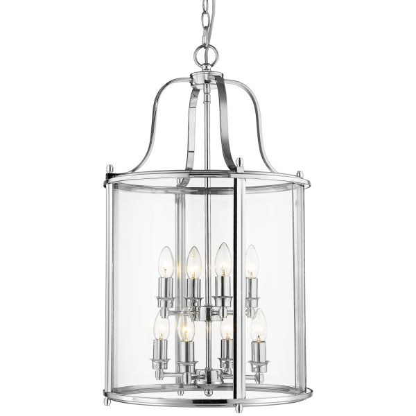 Lampa Hampton wisząca srebrna NEW YORK P08434CH – Cosmo Light
