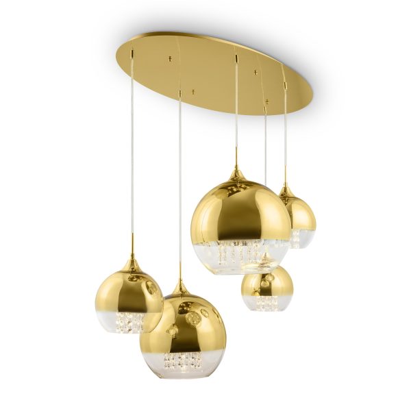 Lampa wisząca nowoczesna Fermi P140-PL-170-5-G - Maytoni