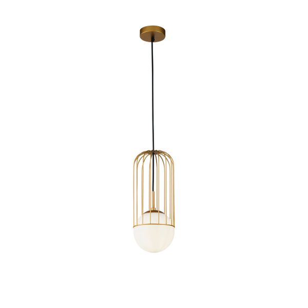 Lampa loft wisząca TELFORD P362PL-01G – Maytoni