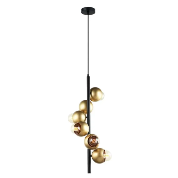 Lampa wisząca nowoczesna MALMO PEN-5104-6-BKGD - Italux
