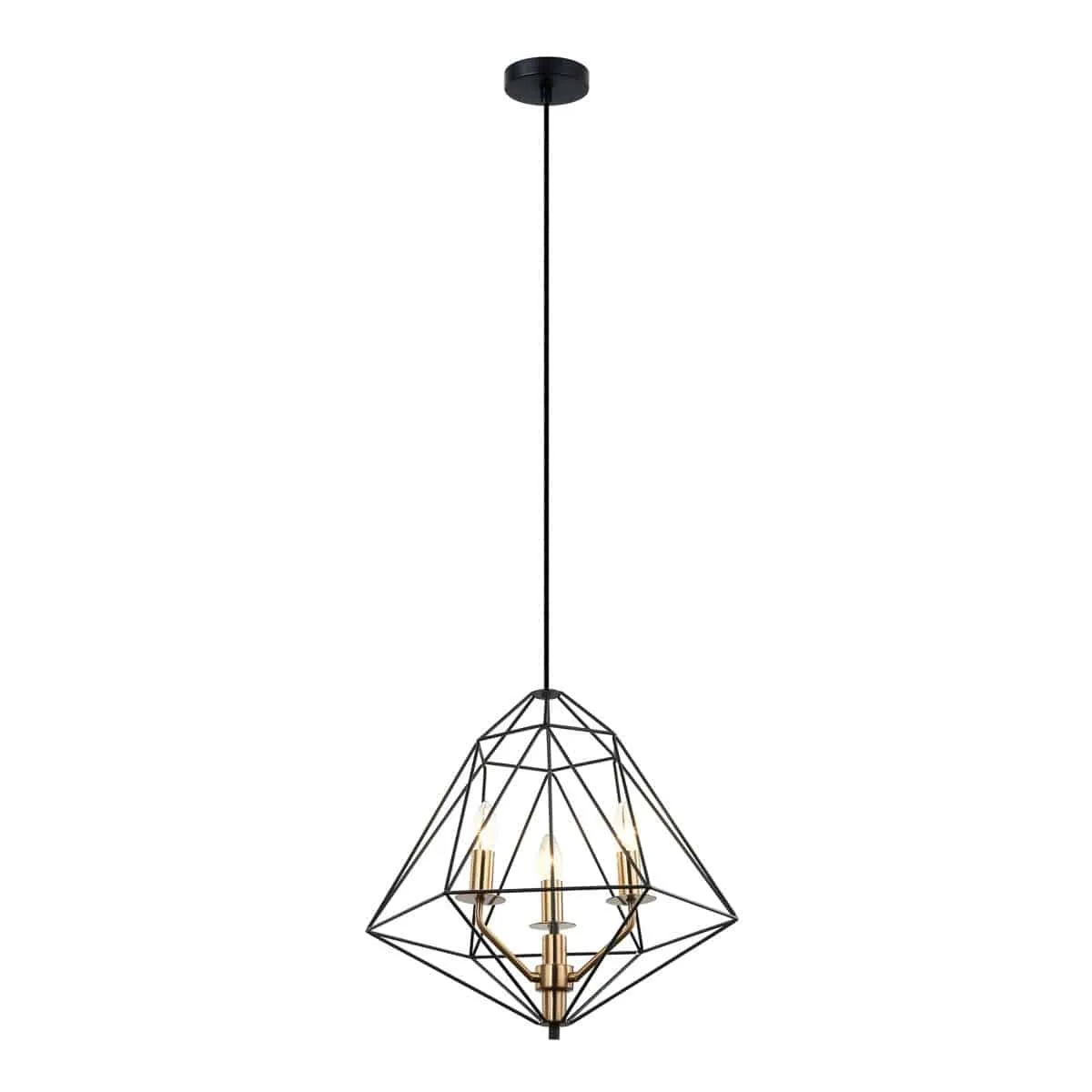Lampa Hampton wisząca MARESMO PEN-6369-3-BKBR - Italux