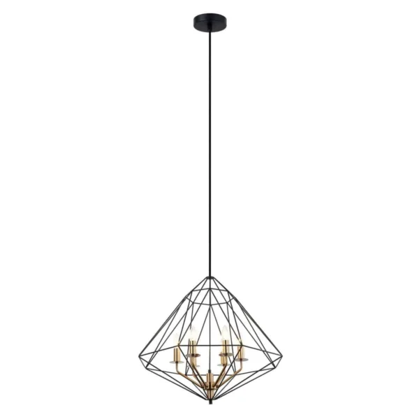Lampa Hampton wisząca MARESMO PEN-6369-6-BKBR - Italux