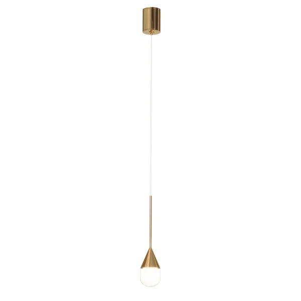 Lampa Wisząca Nata 1xLED złota PL0104-GD - Yaskr