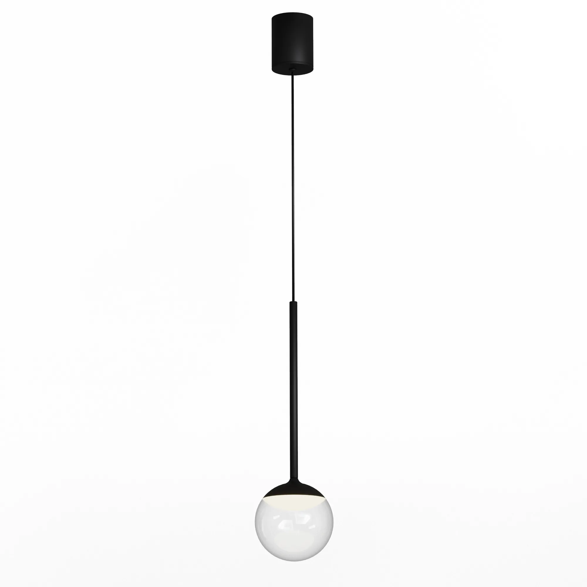 Lampa Wisząca nad kuchenną wyspę Orra 1xLED czarna PL0105-BK - Yaskr