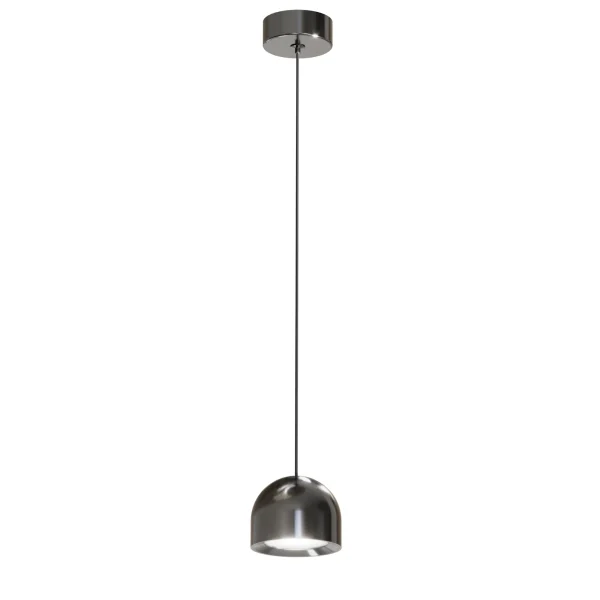 Lampa Wisząca nad wyspę Saila 1xLED czarny chrom PL0115-CB - Yaskr
