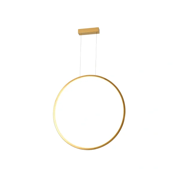 Lampa Wisząca łazienkowa nowoczesna Loop S 1xLED złota IP44 PL0119-65-GD - Yaskr