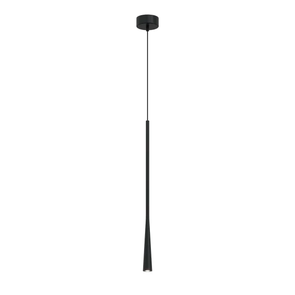 Lampa Wisząca nad wyspę Elysia 1xLED czarna PL0121-BK - Yaskr
