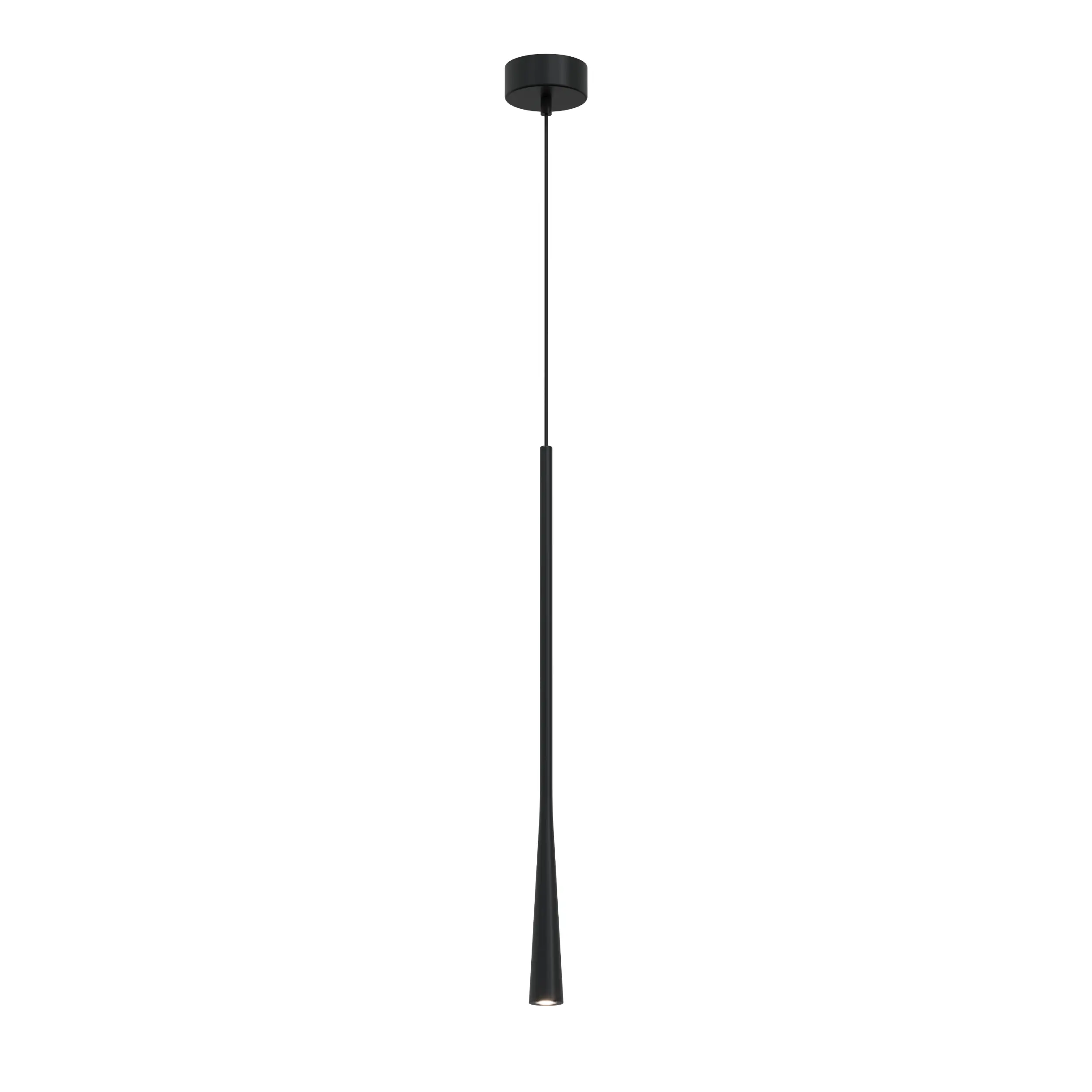 Lampa Wisząca nad wyspę Elysia 1xLED czarna PL0121-BK - Yaskr