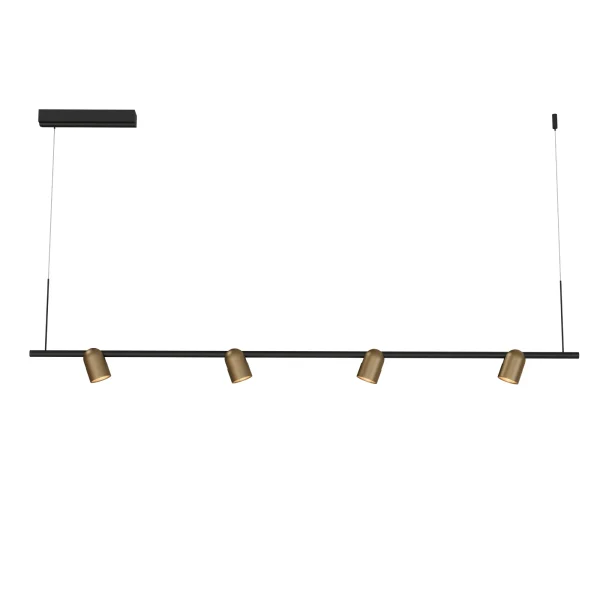 Lampa Wisząca Slide Long 1xLED szczotkowany mosiądz PL0124-BS - Yaskr