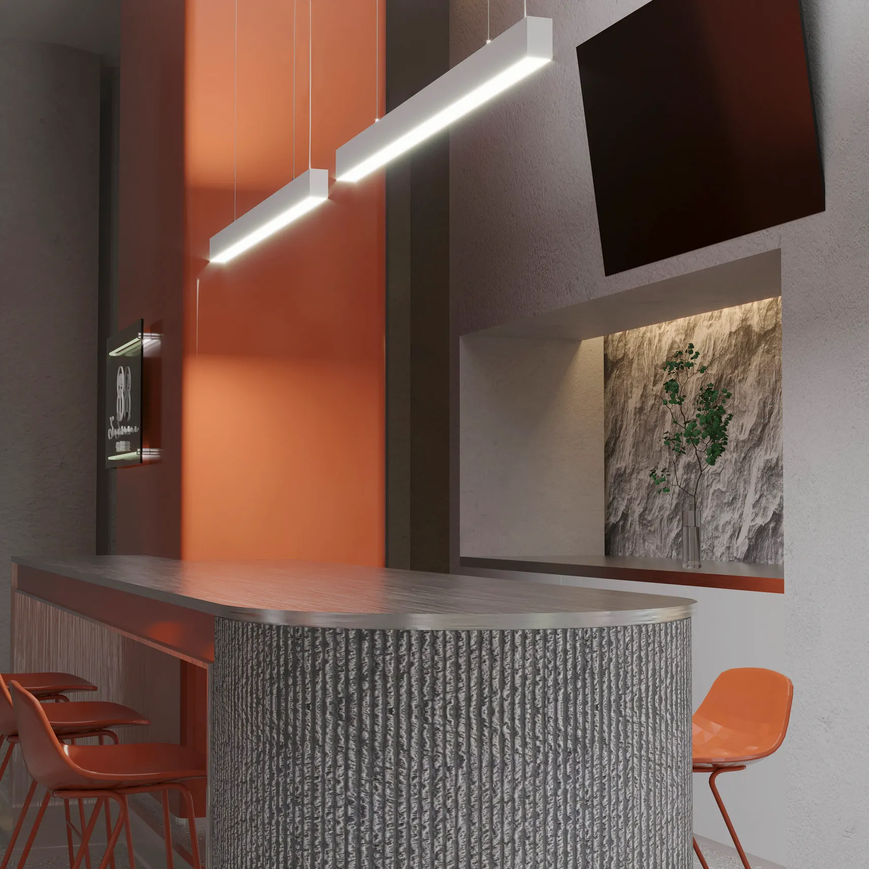 Lampa Wisząca nad stół Sigi V LED biała PL0130-WH - Yaskr - obrazek 2