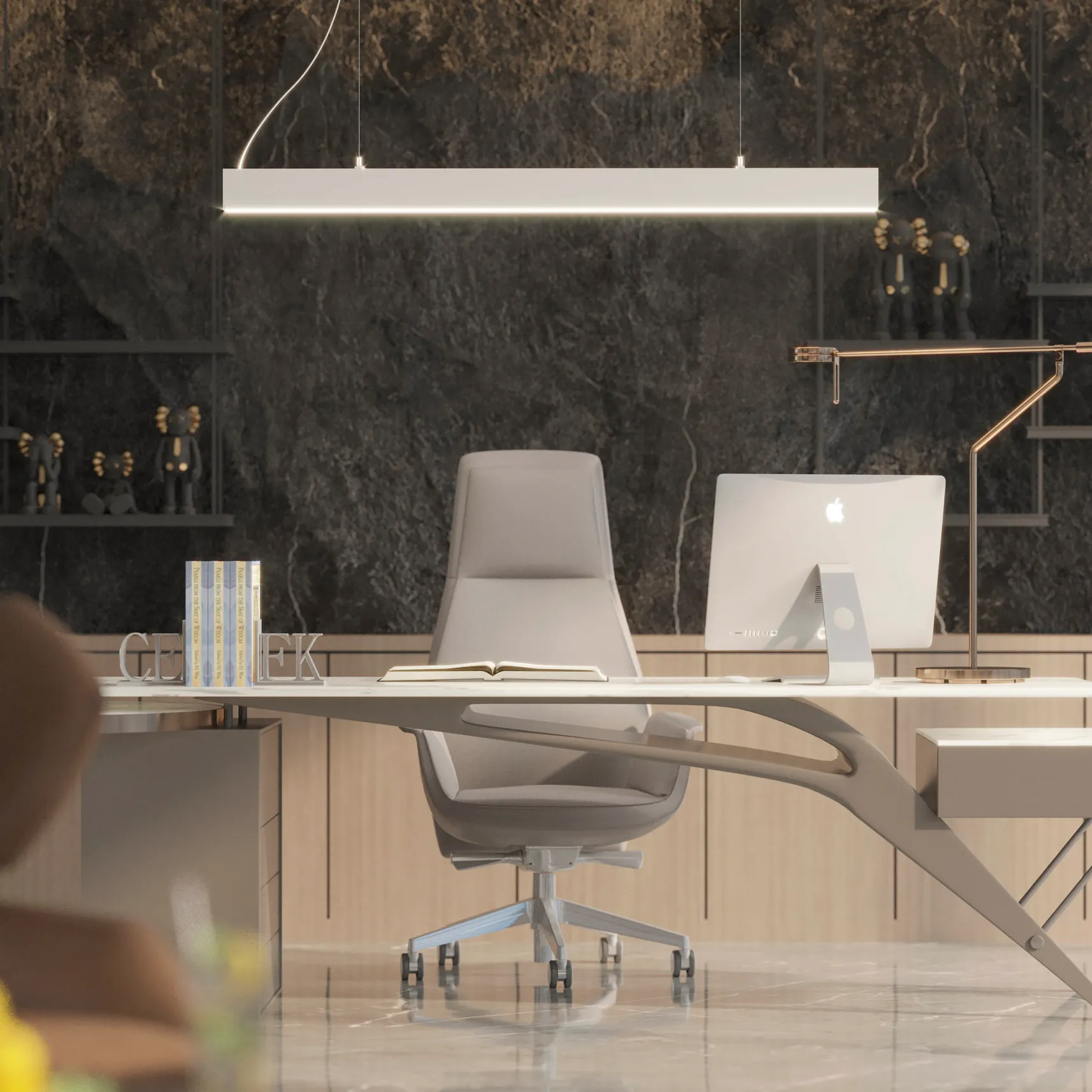 Lampa Wisząca nad stół Sigi VI LED biała PL0131-WH - Yaskr - obrazek 2