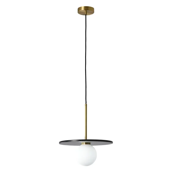 Lampa Wisząca szklana kula Bilo III 1xG9 czarna PL0136-BK - Yaskr