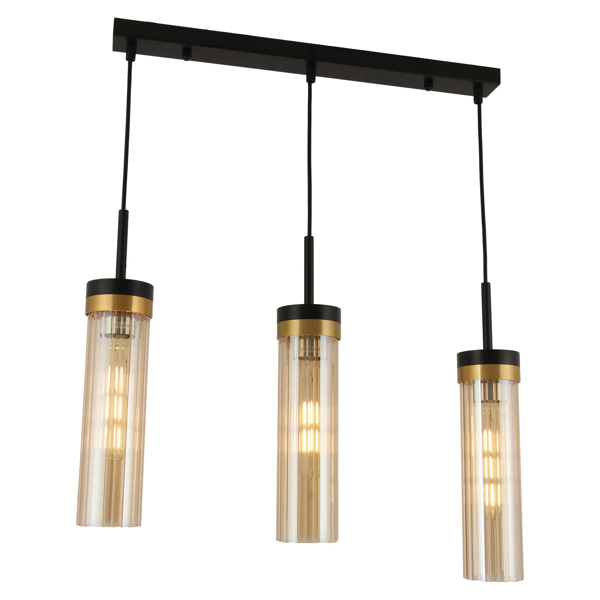 Lampa Wisząca nad stół Malika 3xE27 czarna PL0140-3 - Yaskr - obrazek 10